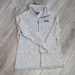 Patagonia Light Gray Fleece Pullover
